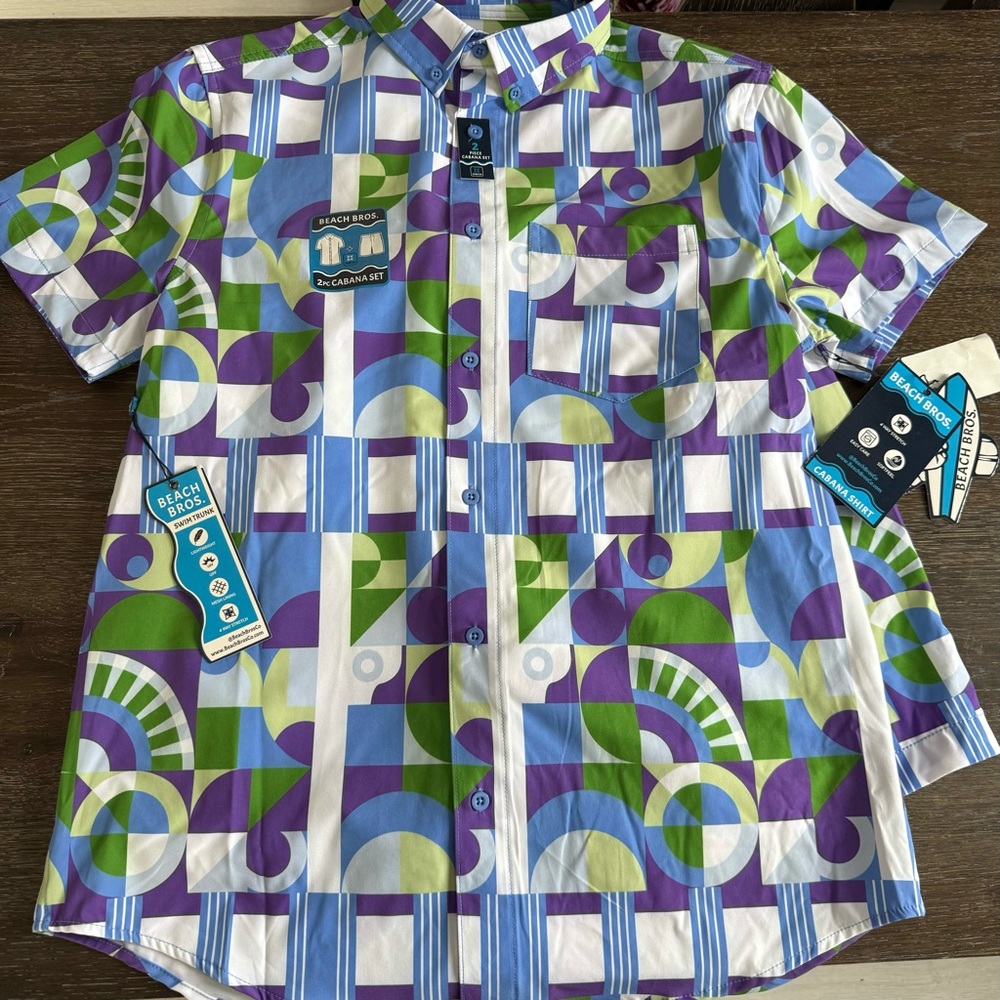 Beach Bros. 2 pc Cabana Set Size Men’s Small
